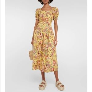Ulla Johnson Golda printed cotton midi dress